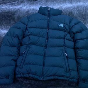 Large North Face Black Puffer Jacket